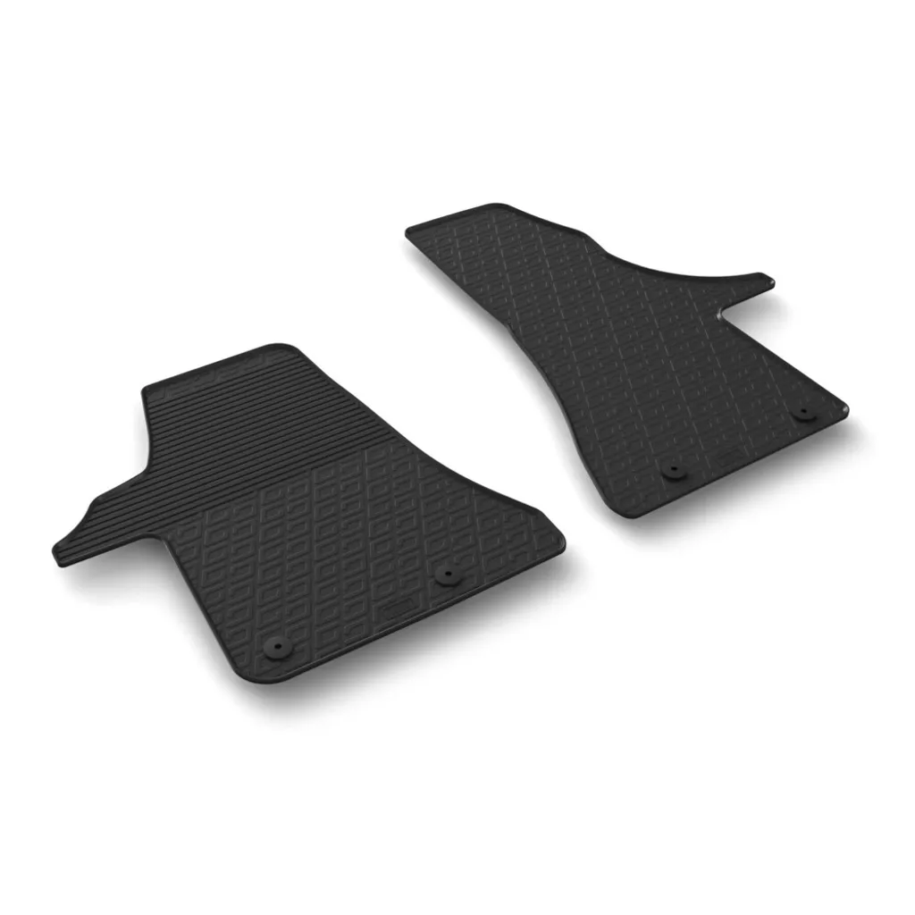 Jeu de tapis caoutchouc Lampa noirs pour Transporter T6.1 après 01/20
