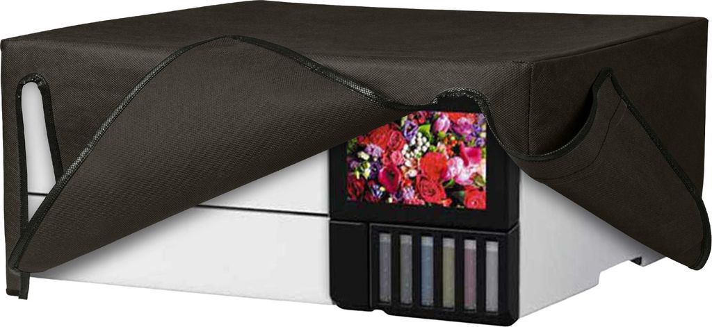 kwmobile Cover kompatibel mit Epson EcoTank Photo ET-8500 - Tasche Hülle Drucker - Staubschutzhülle Schutzhaube Schutzhülle - Dunkelgrau