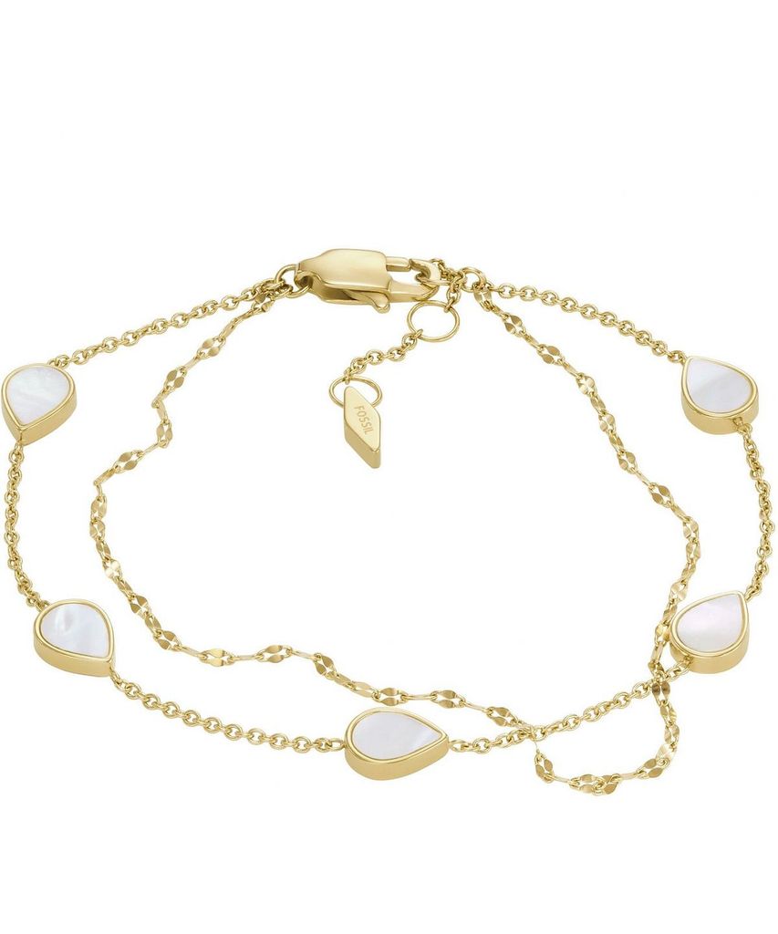 Fossil JF04317710 Gliederarmband Damen Teardrop Perlmutt Produktbild 