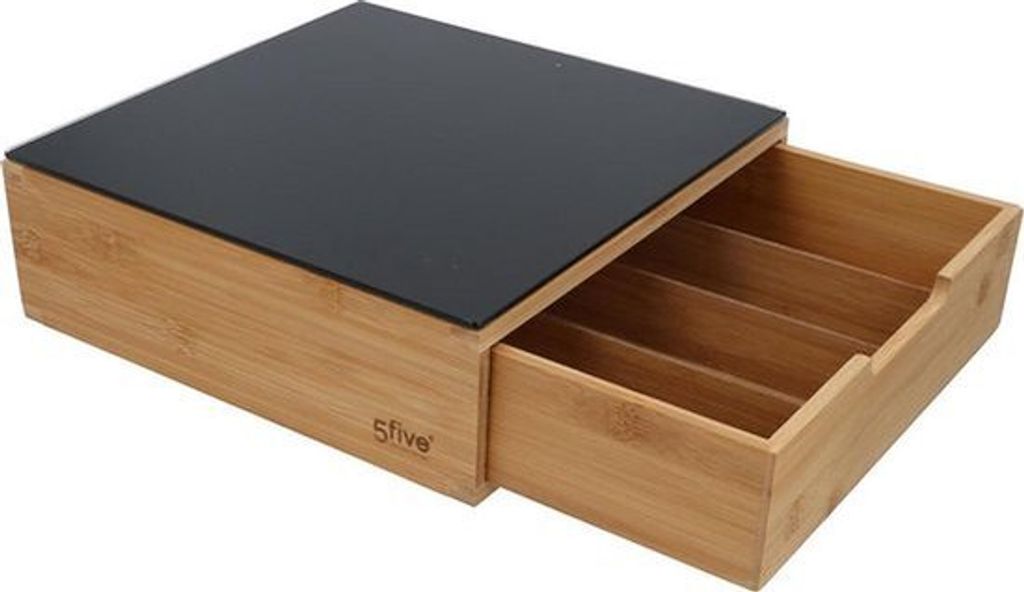 5five Simply Smart Aufbewahrungsbox Kaffe Kapsel Bambus Produktbild 9