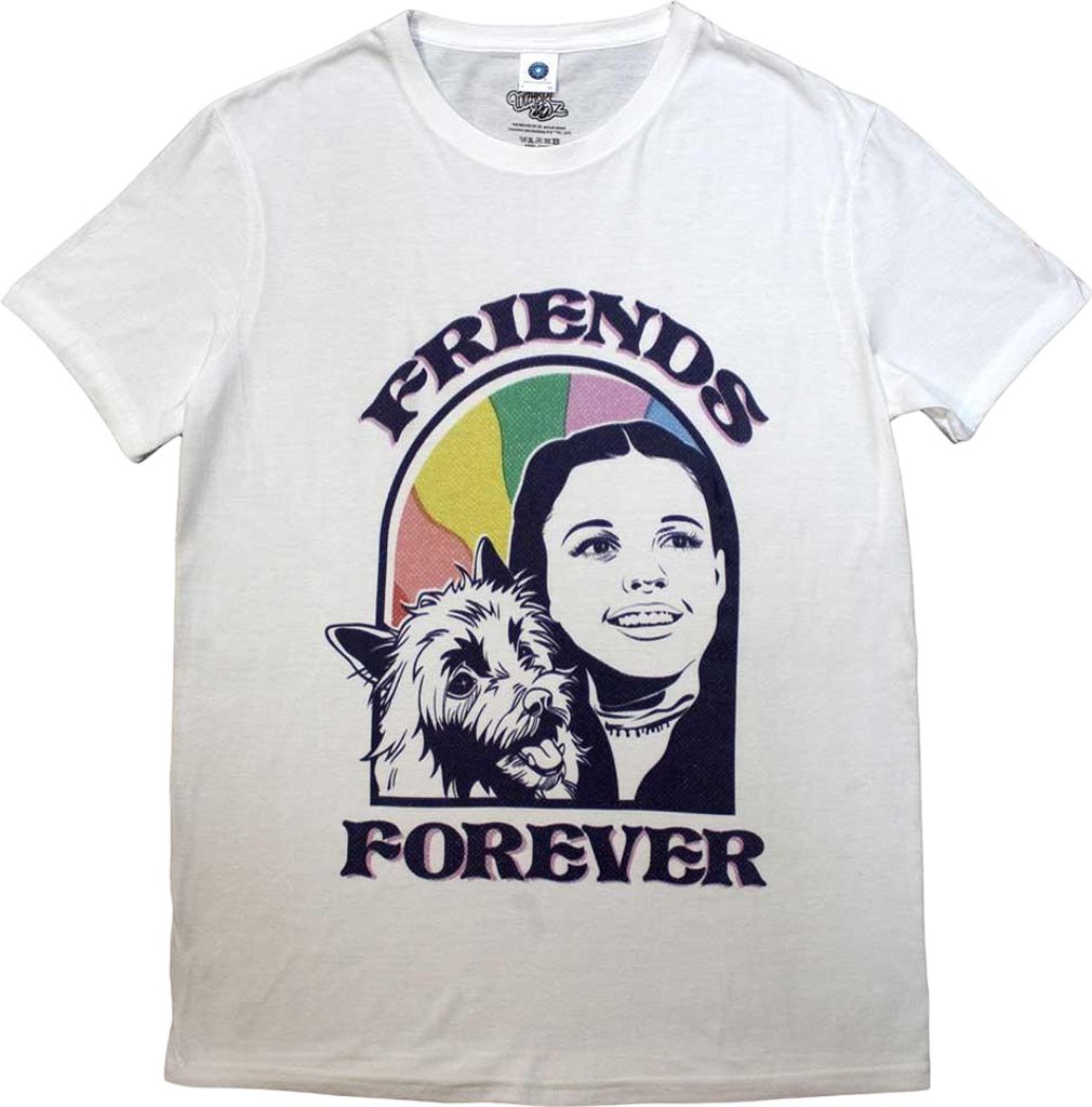 The Wizard Of Oz - "Friends Forever" T-Shirt für Herren/Damen Uni RO11423 (XL) (Weiß)