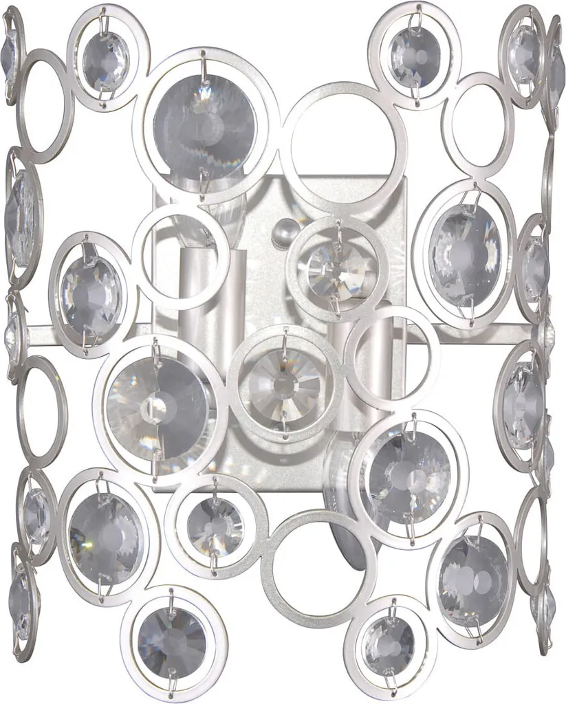 Applique LED Italux Nardo Argento WL-33064-2-CH.S | Illuminazione Design