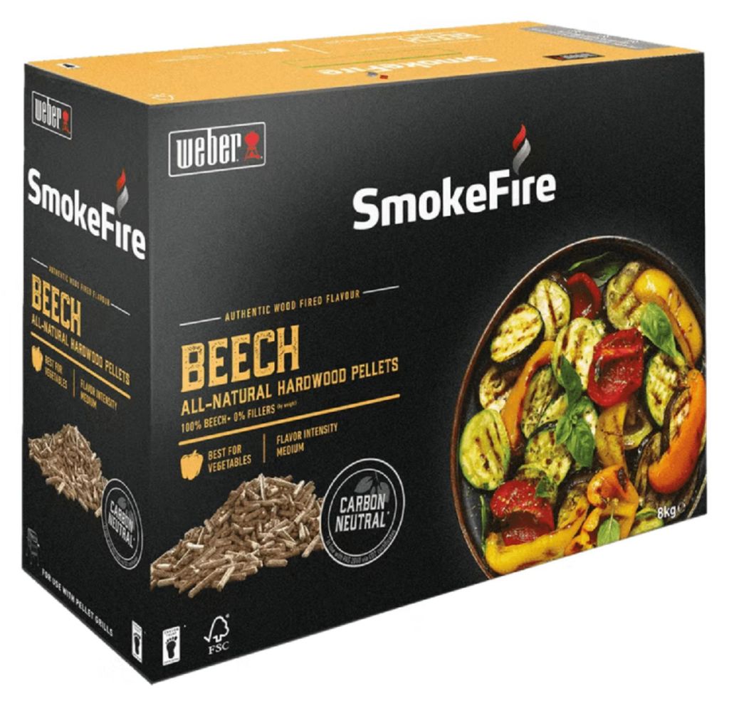 Weber 3401054, Pellets, Schwarz, Braun, Grill, Holz, Buche, Jede Marke