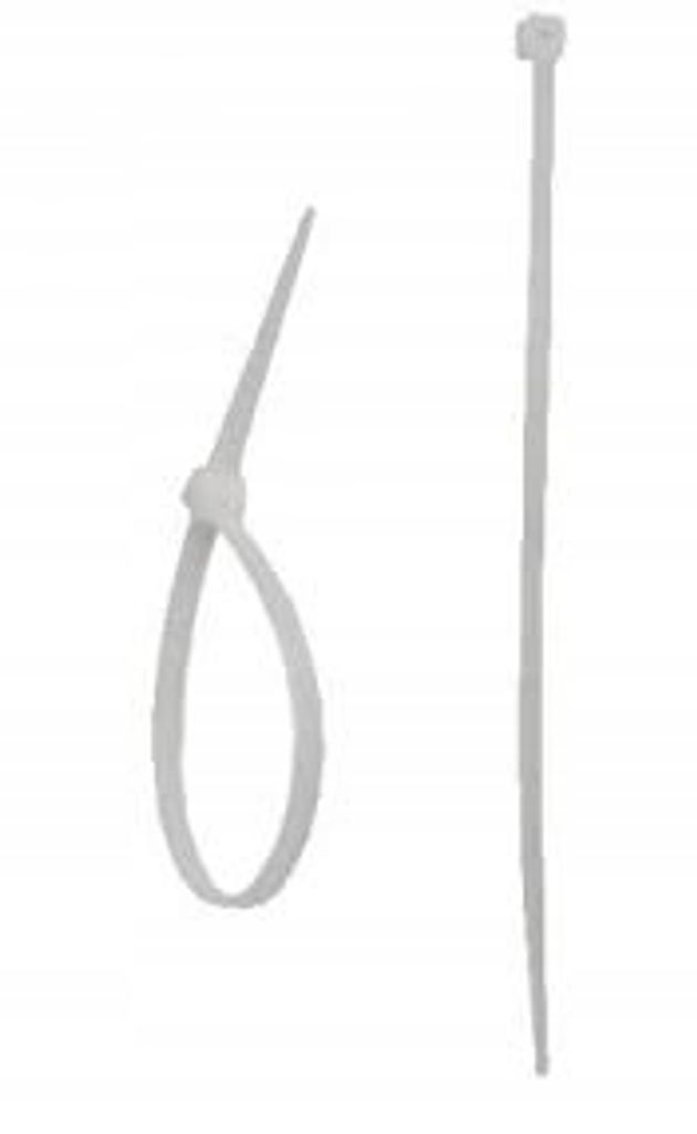 Fascette Nylon ITW ELEMATIC 4,8x200 Mm - Bianche - Poliammide 6.6 Per Cablaggio E Uso Industriale (Confezione Da 100?) - 4