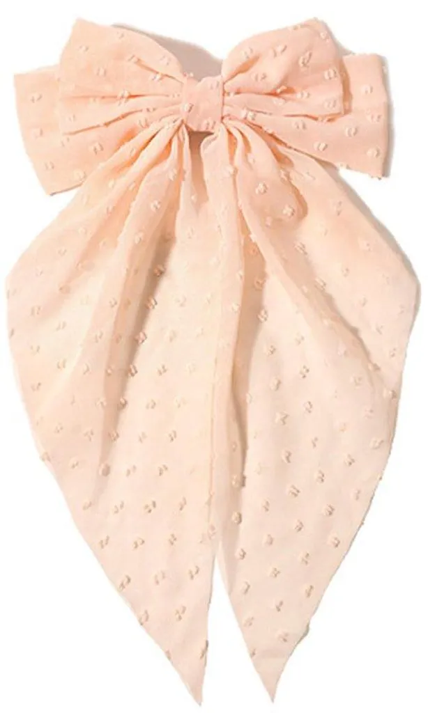 Grande barrette rose de 20 cm pour femmes et filles - Accessoire cheveux