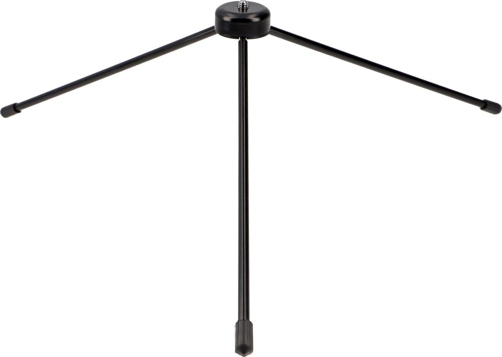 Kompaktes Alu Tischstativ 25cm 1/4 Zoll Gewinde klappbar Kamera Mikrofon LED Licht Streaming Fotografie