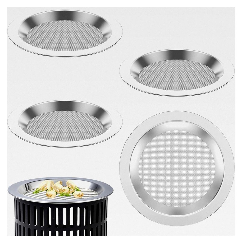 4 Stück Räuchersieb 10 cm Edelstahl für Duftlampen, Räucherwerk, Harze und Kräuter