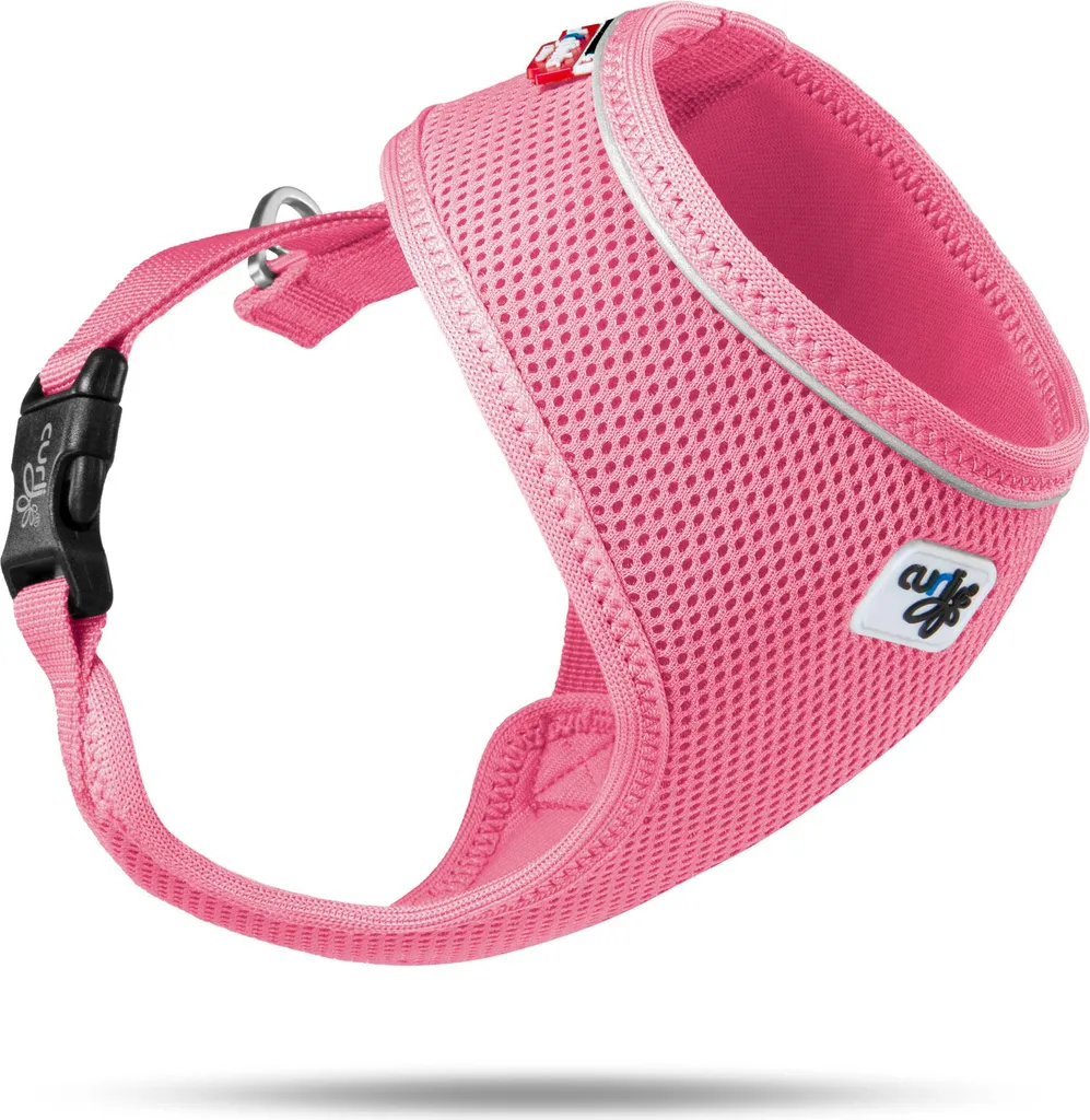 Harnais Anti-Irritation Chien Air-Mesh Rose L pour Éviter les Chocs