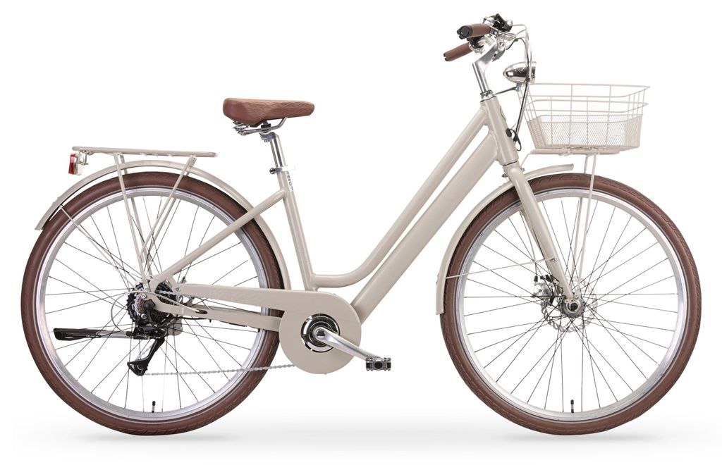 MBM Elektro-Citybike New LA RUE 2.0, sand