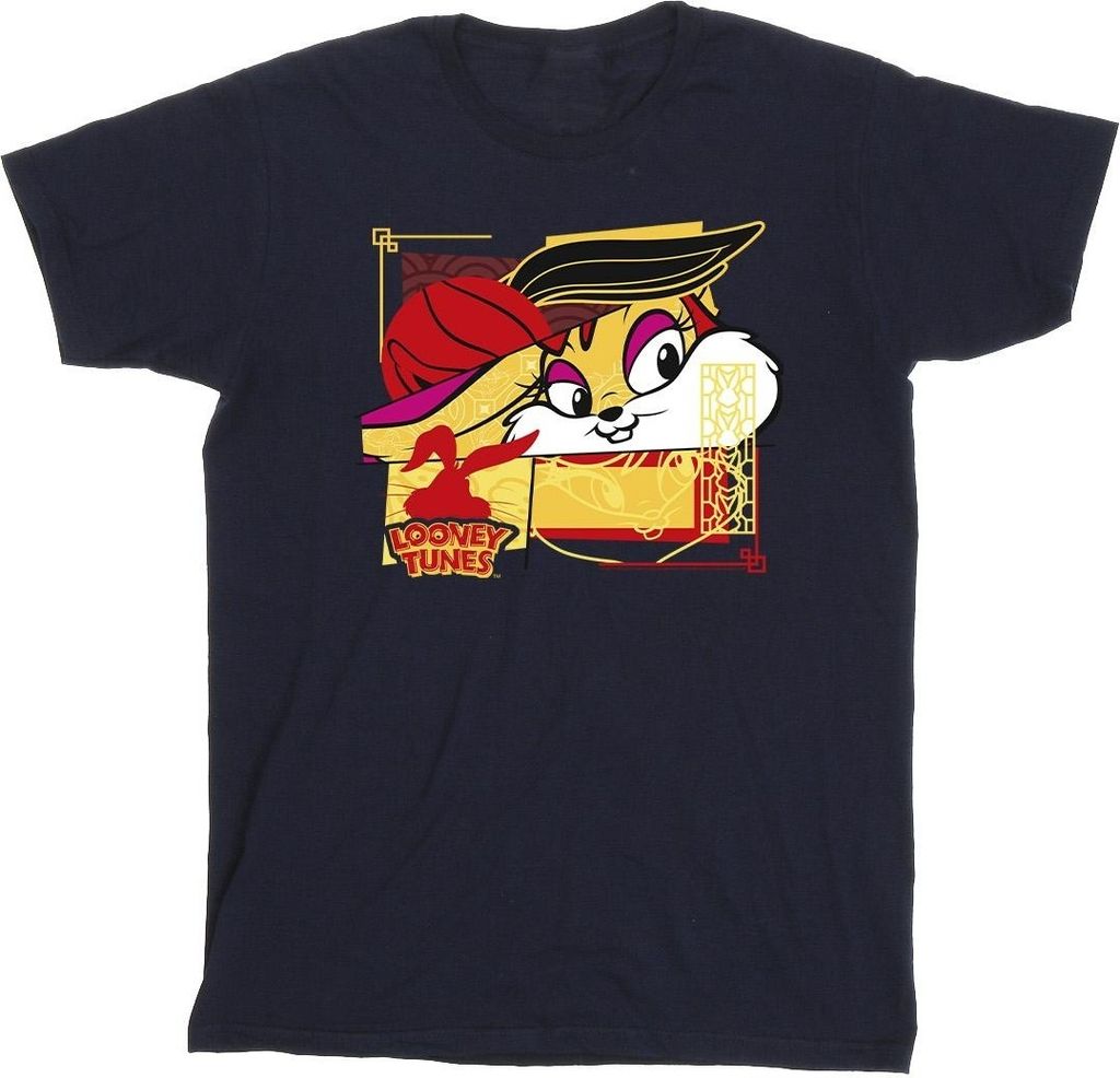 Looney Tunes - "Rabbit New Year" T-Shirt für Herren BI35629 (4XL) (Marineblau)