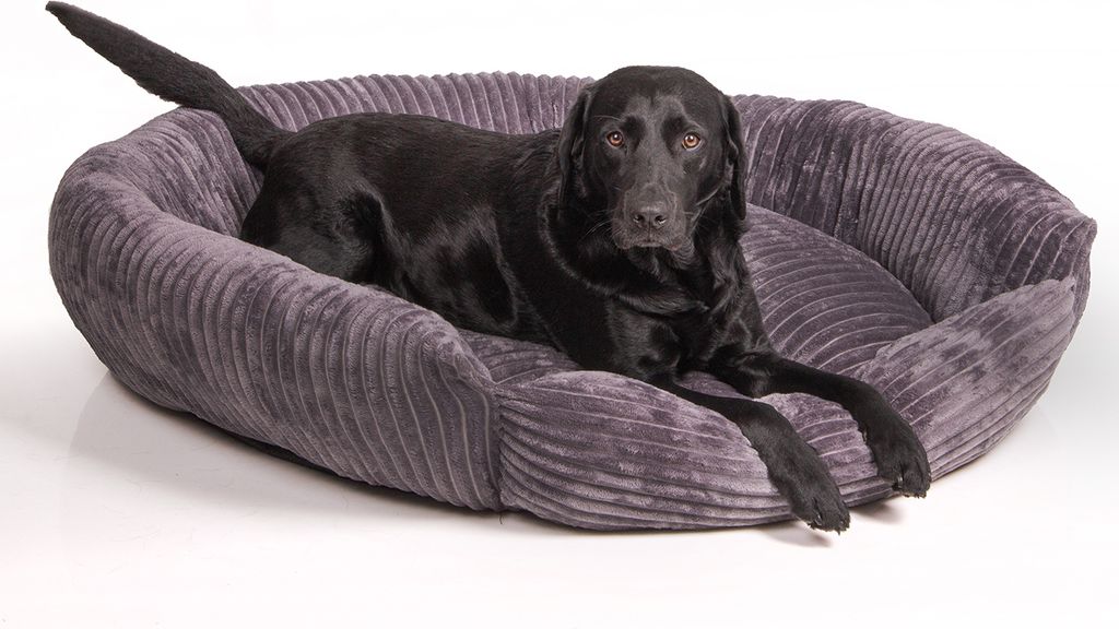 Hundebett Cordo · dunkelgrau · M · ca. 115 x 100 x 20 cm Produktbild 