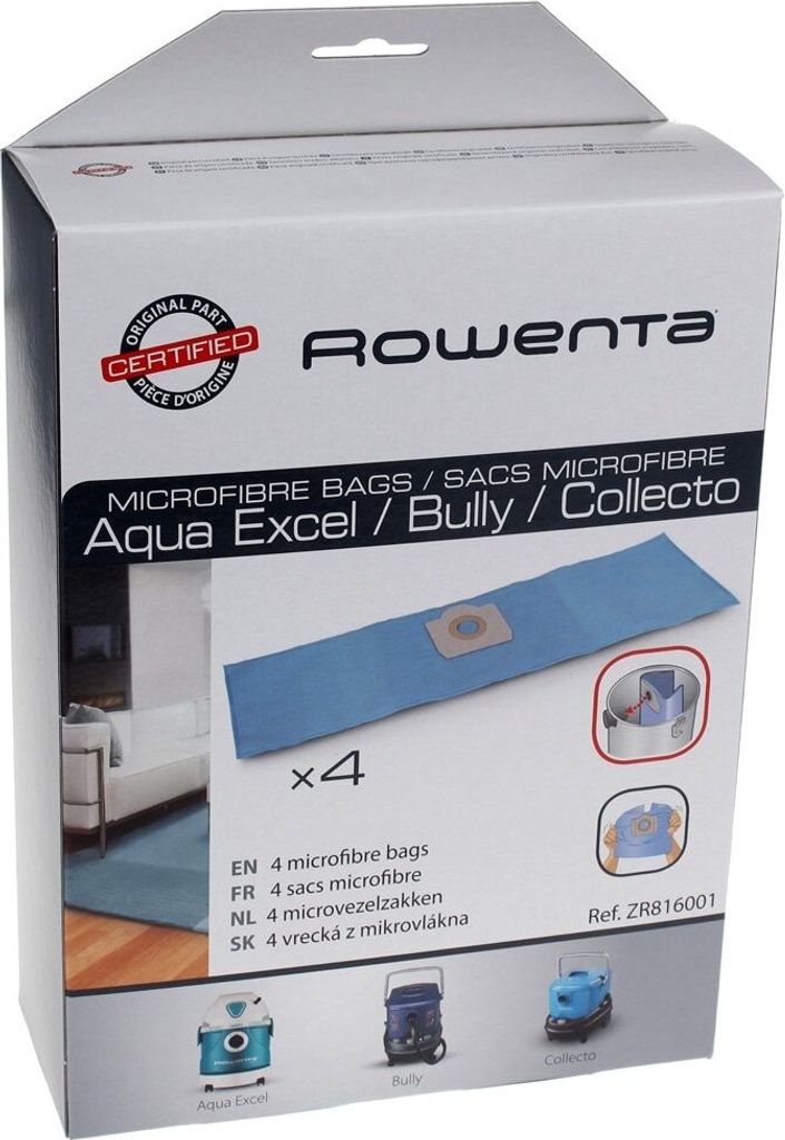 Rowenta ZR816001, Worek na kurz, Cylinder próżniowy, Zdjęcie produktu 