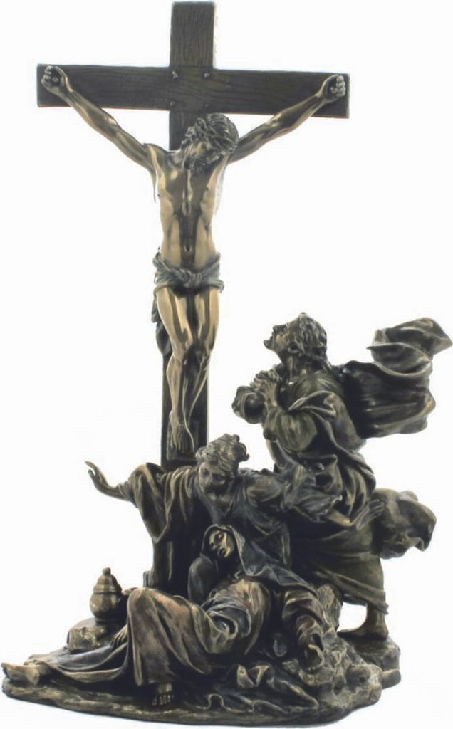Veronese Ostern Kreuzigung auf Golgatha van den Broeck bronze