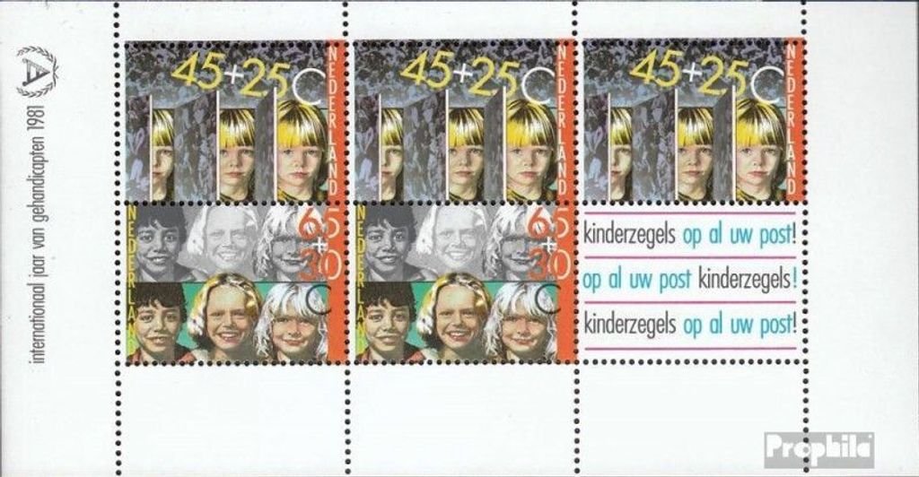 Briefmarken Niederlande 1981 Mi Block23 (kompl.Ausg.) postfrisch Voor het Kind