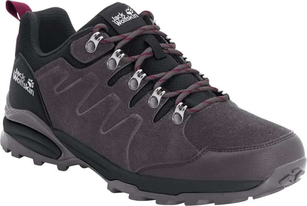 Jack Wolfskin Shoes Refugio Texapore Low Wanderschuhe Grau EU 37 Frau Grau EU 37