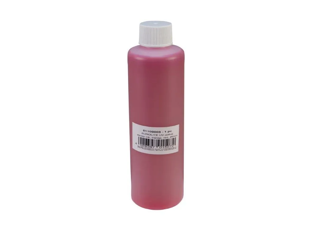Ricarica Inchiostro UV Eurolite 51108003 Rosso Trasparente - 250ml