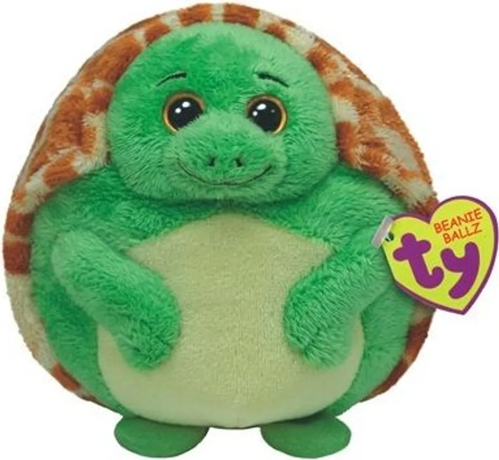 Beanie Ballz Zoom Tortue 33 cm - Peluche Moelleuse qui Retombe sur ses Pattes