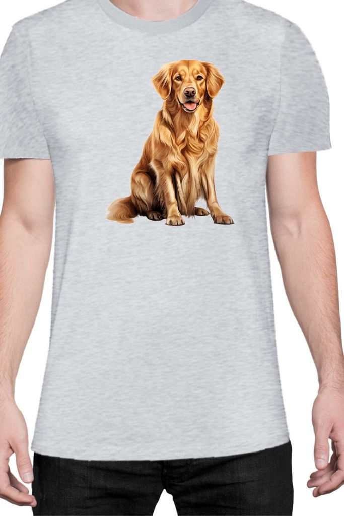 Herren T-Shirt Dogs Breeds Great Dane Dog Breed 005, Man M / Grau