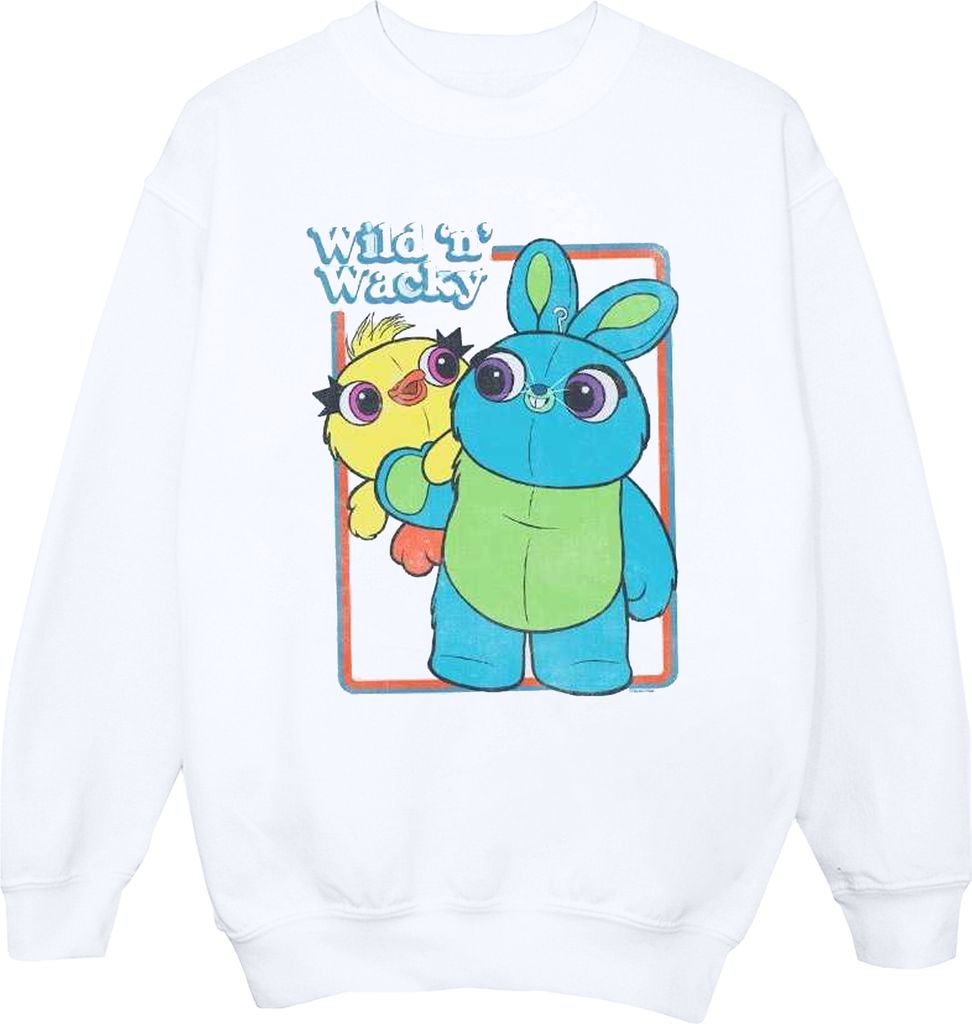 Disney - "Toy Story 4 Wild And Wacky" Sweatshirt für Damen BI42052 (L) (Weiß)