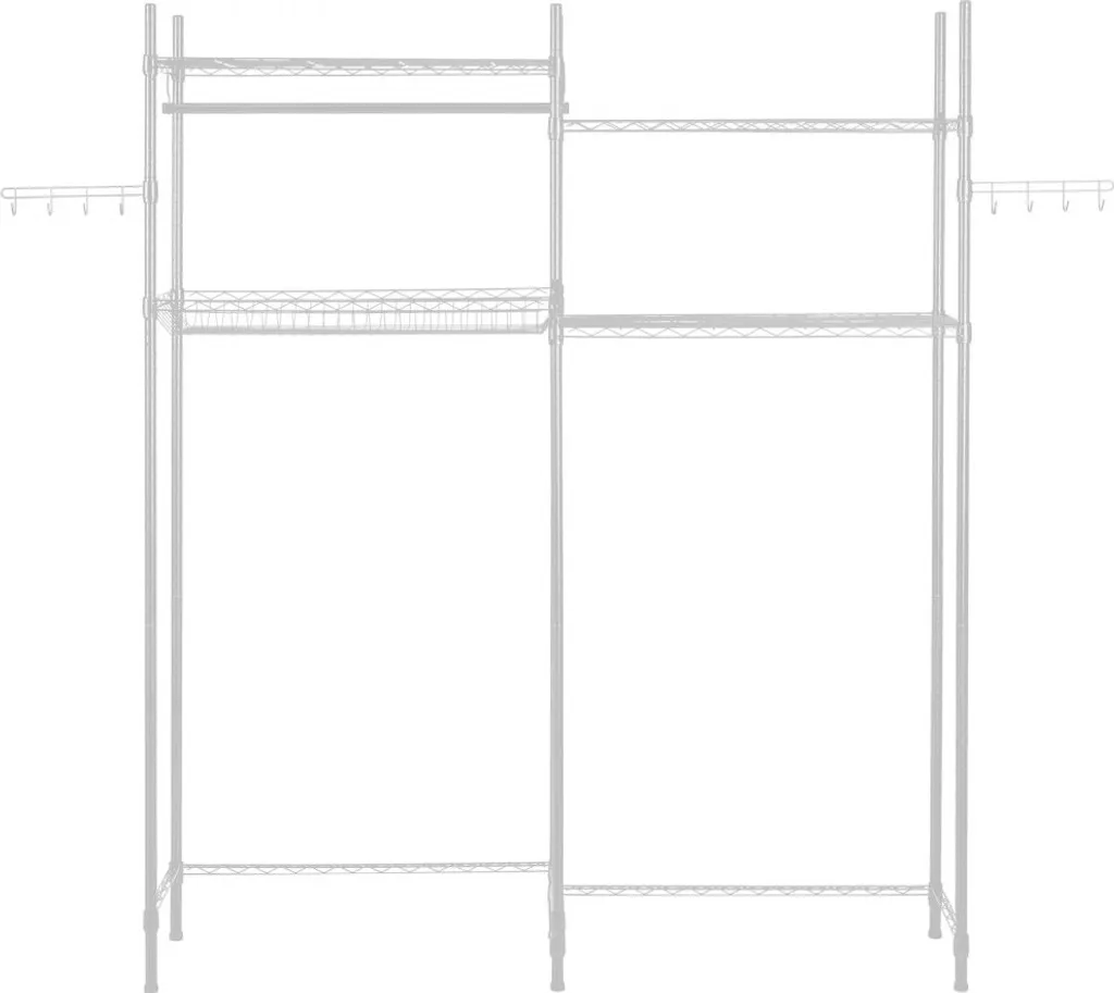 Solution de rangement peu encombrante pour machine à laver 4 plateaux - 11