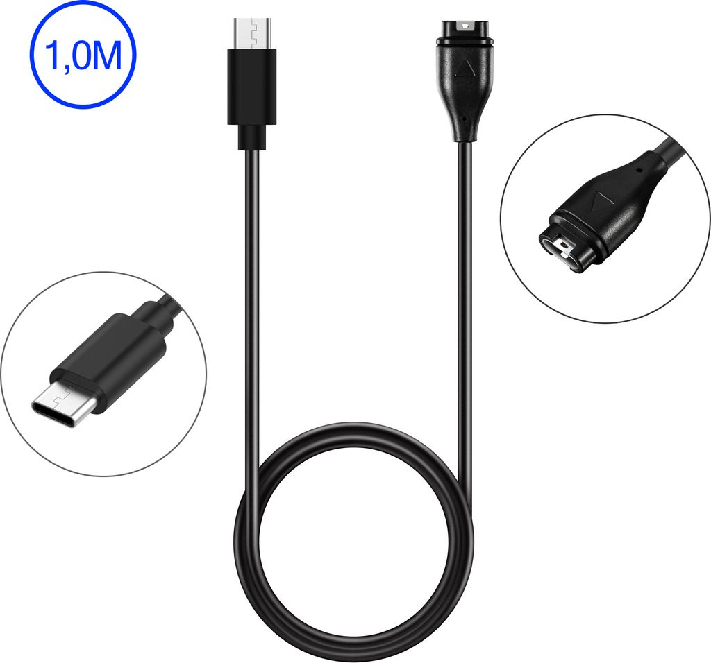 Typ-C Ladekabel Ladeger?t Für Garmin Fenix 5 5S 5X Plus 6 6X 6X Pro Vivoactive 3