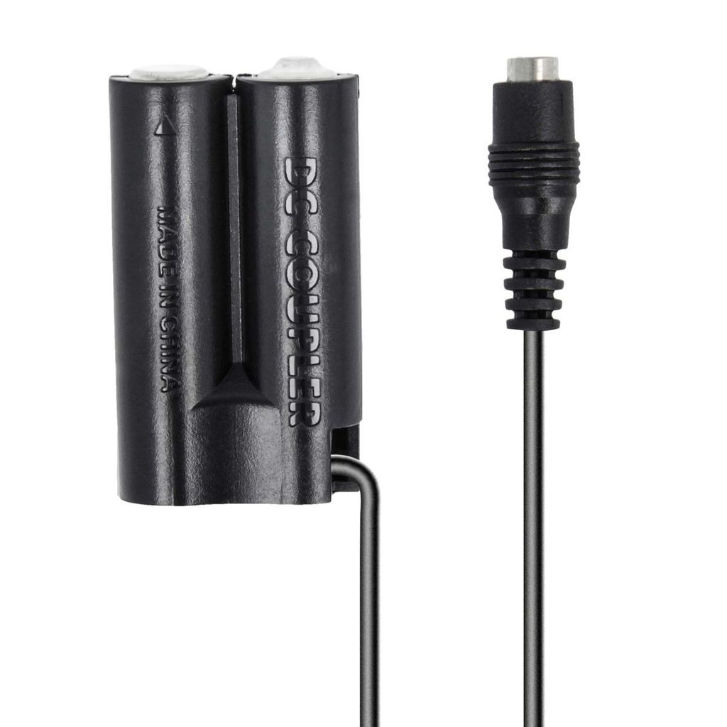 DC-Kuppler, Akkuadapter kompatibel mit Canon DR-DC10, CA-PS800, CA-PS200 - ersetzt 2x AA Akkus