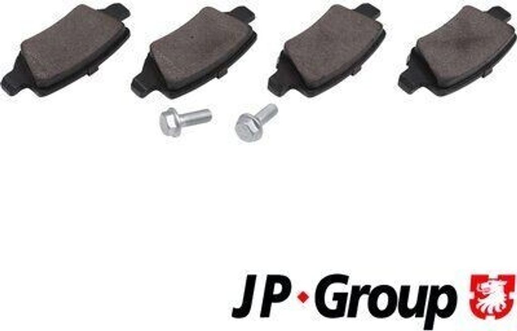 JP GROUP 1363701410 - OE A1684200420 Bremsbeläge, Hinten für A-Klasse (W168), Vaneo (414)