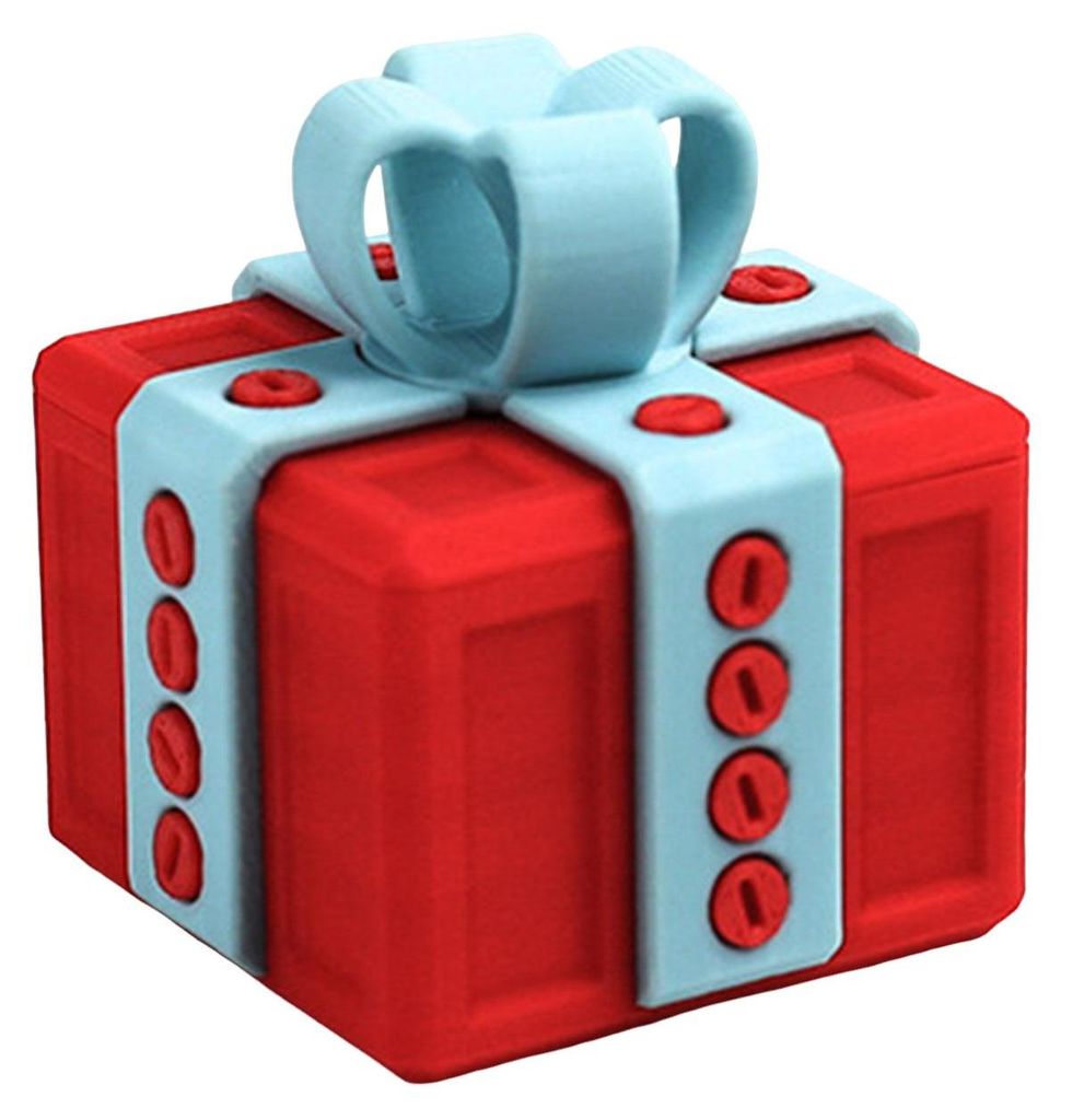 3D-gedruckte, nervige Geschenkbox mit Schrauben – Weihnachtspuzzle-Geschenkbox, Scherzartikel, Dekoration für Zuhause, Büro oder Schreibtisch, ...