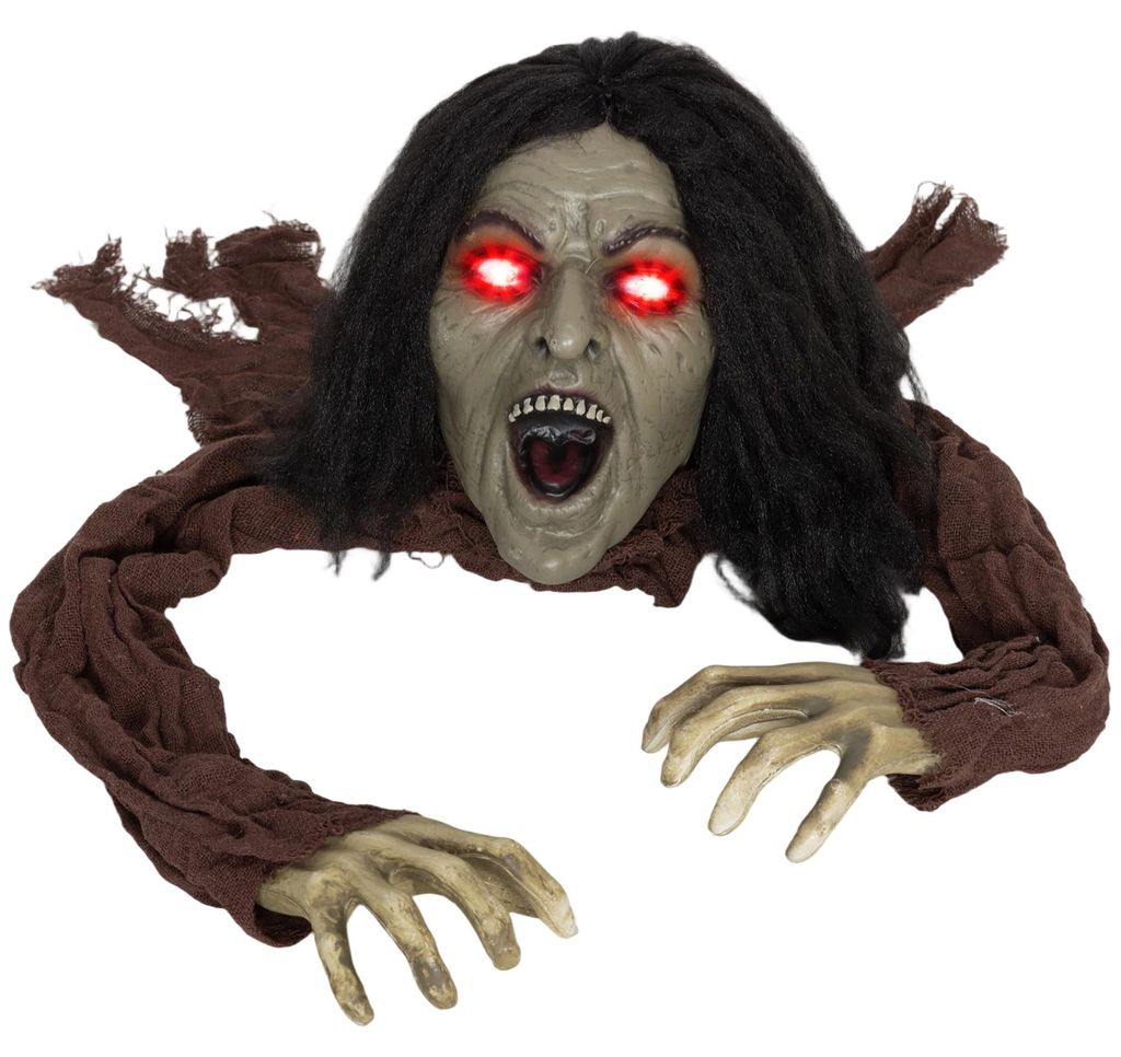 Outsunny 140 cm Dekoracja na Halloween – pełzający zombie z Zdjęcie produktu 