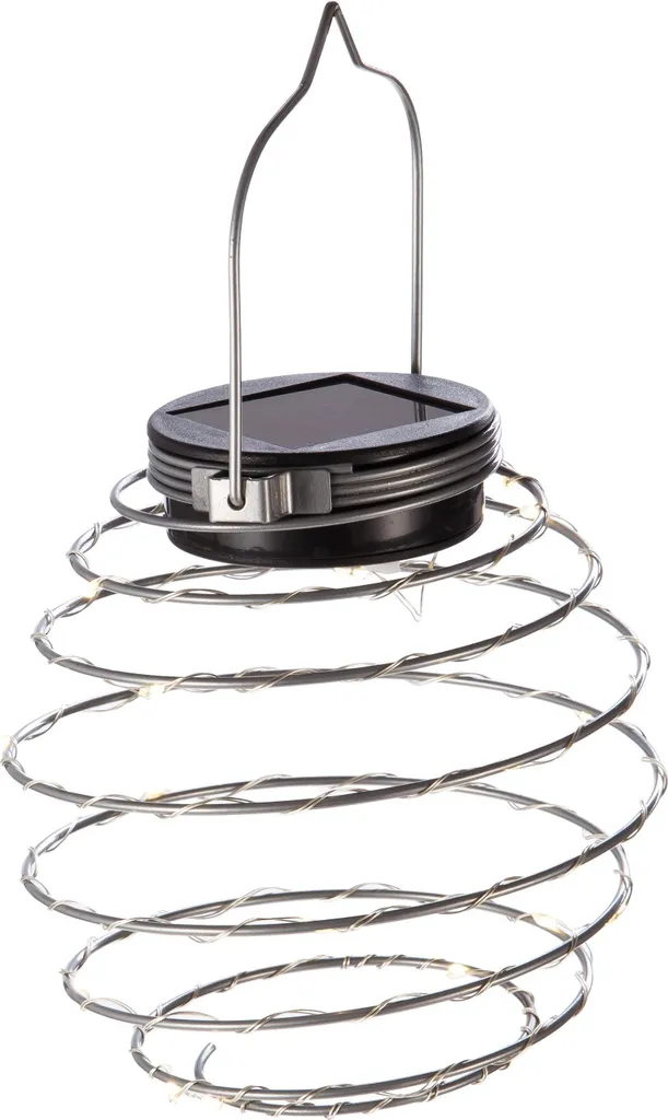 Galix G2619 Set 2 Lanterne Solari a Spirale Multicolore - Decorazione Outdoor