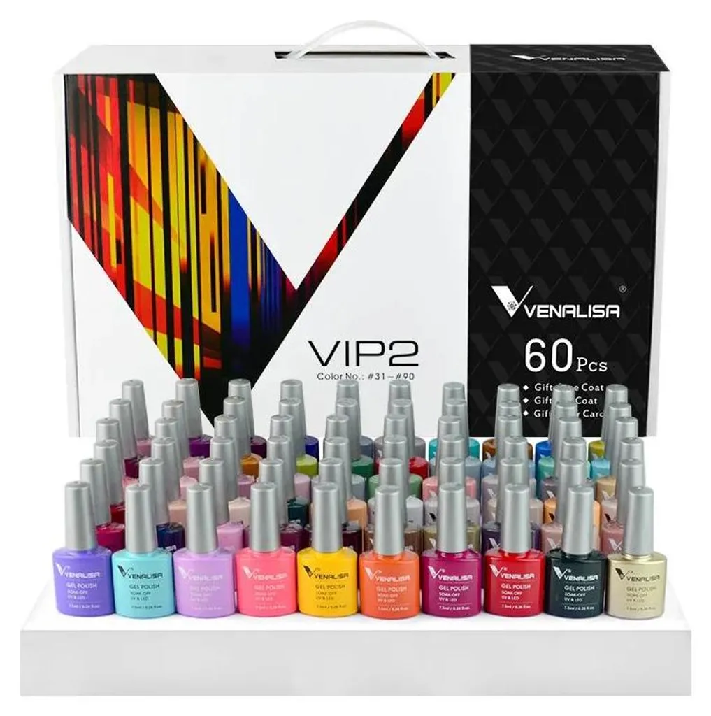 Vernis Gel 60 Couleurs VIP2 - Finies les Manucures qui s'écaillent !