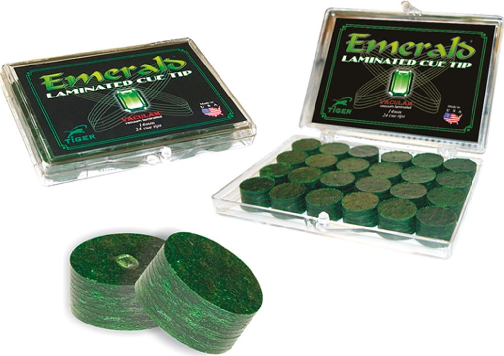Tigre Emerald Billard Queue-Schichtleder 14mm Image du produit 
