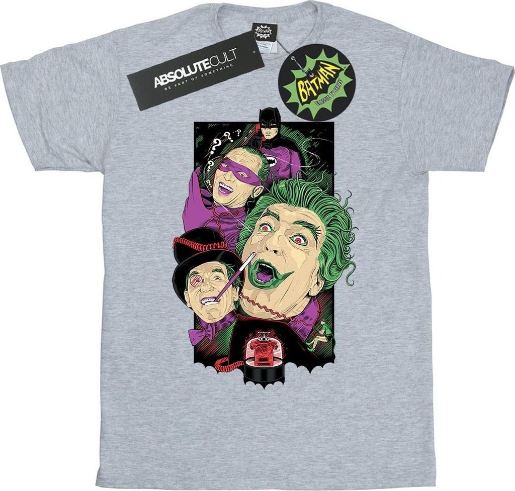 DC Comics - "Rogues Gallery" T-Shirt für Herren BI16291 (M) (Grau)