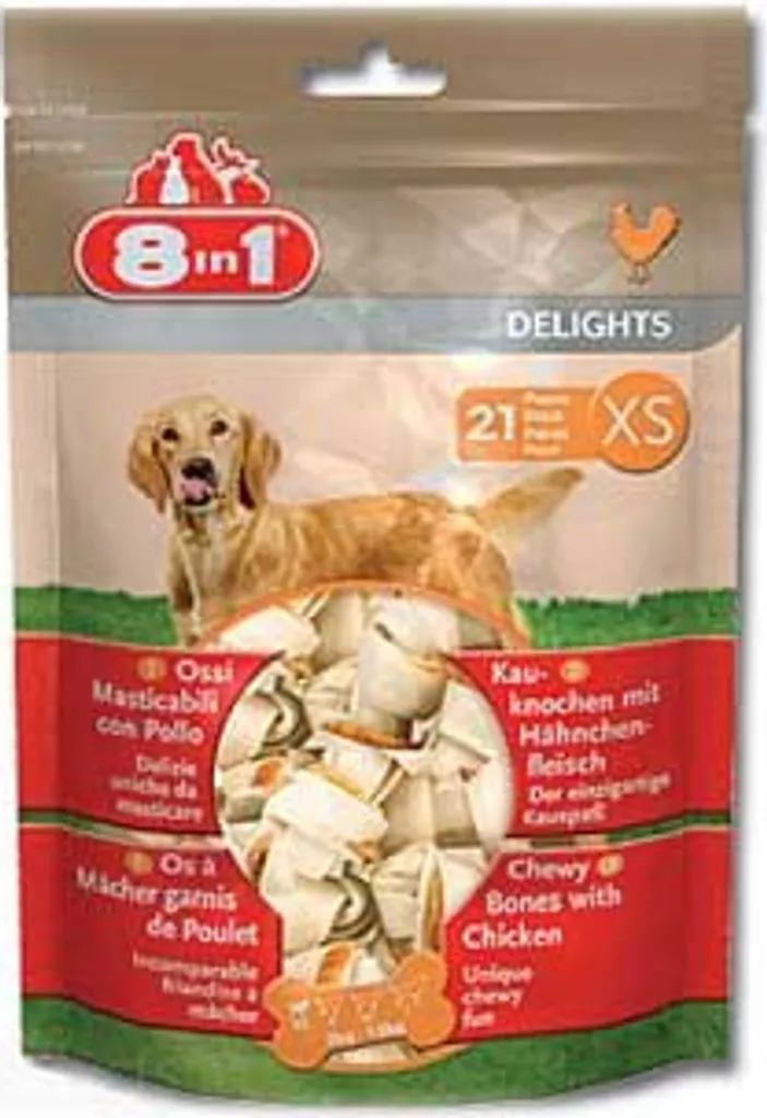 Delizie da Masticare XS 21 Pezzi - Snack Igiene Dentale Cani Piccoli - 2