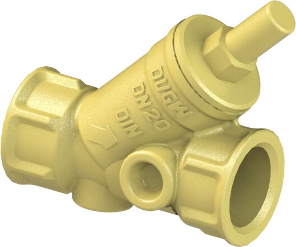 Schlösser Rückschlagventil 1210, Schrägsitz messing 2" 12105000001