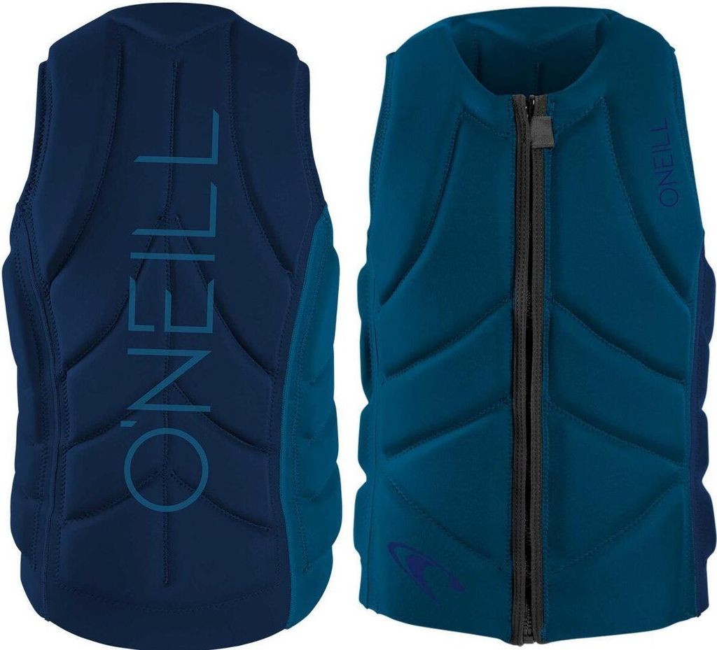 O'Neill Slasher Comp Vest Wakeboard Westen Protektor Neopren Weste blue - Groesse: S