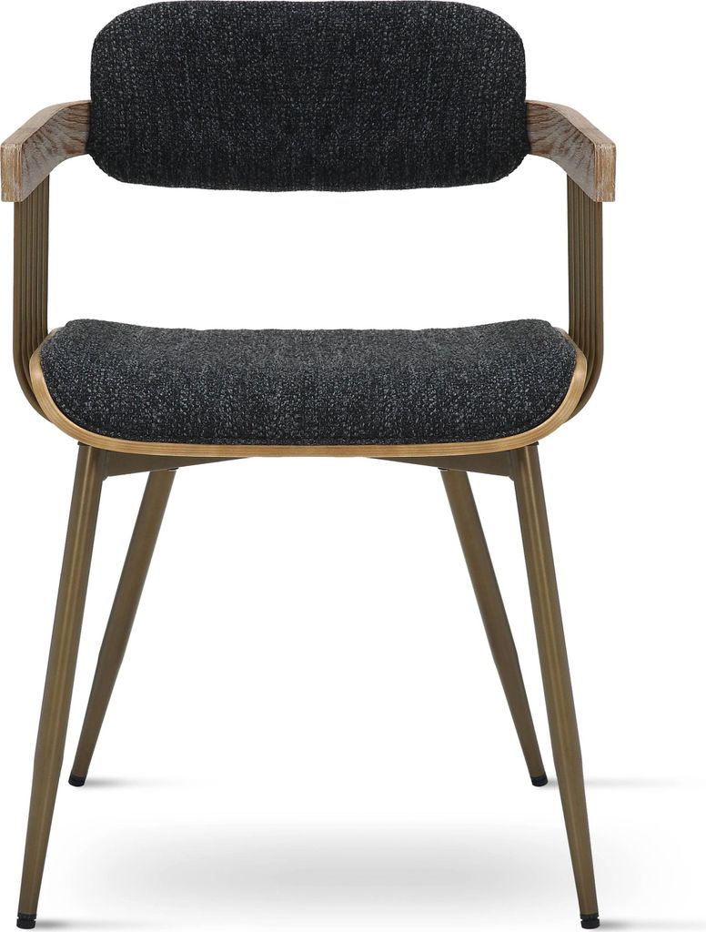 MASSIVMOEBEL24 Polsterstuhl 51x53x78 schwarz JANINA #02