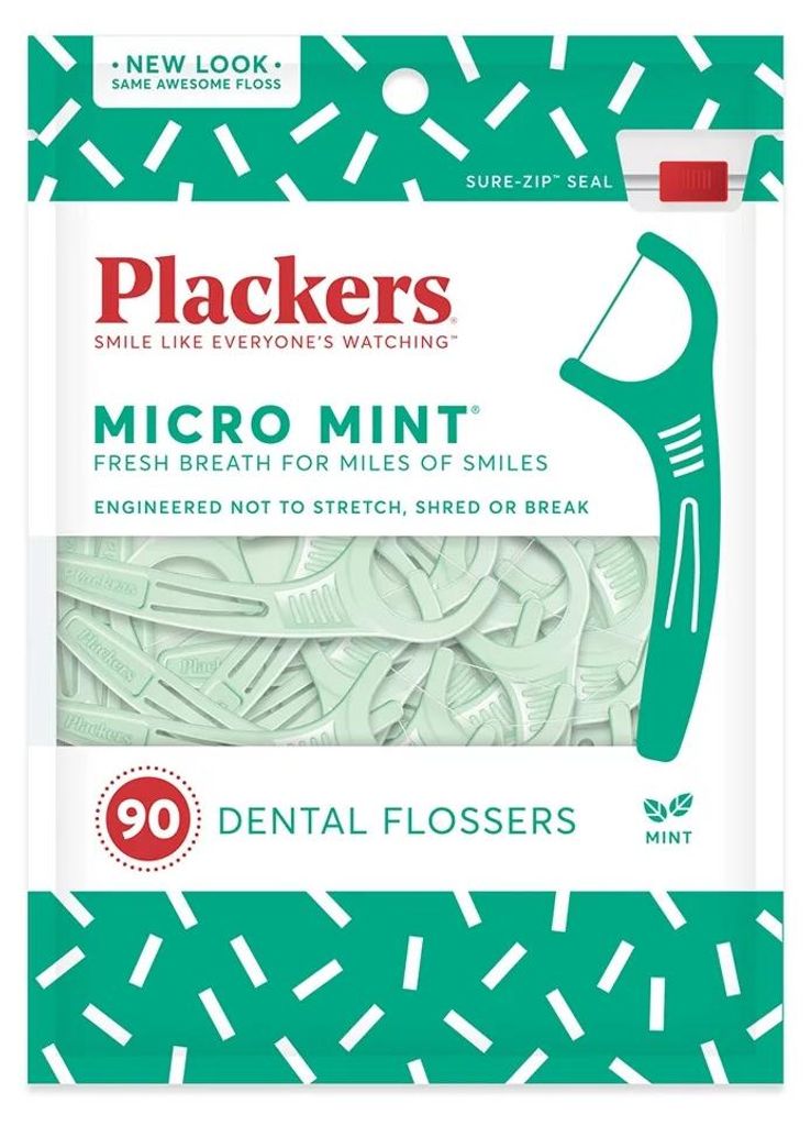 Zahnseidenset, Plackers, Micro Mint, Zahnstocher-Typ, Produktbild 