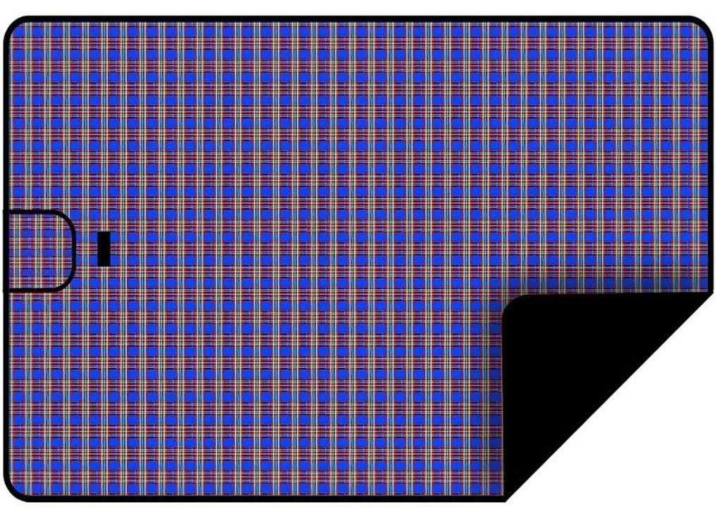Tappetino da picnic 145x180 basic - blu Immagine del prodotto 