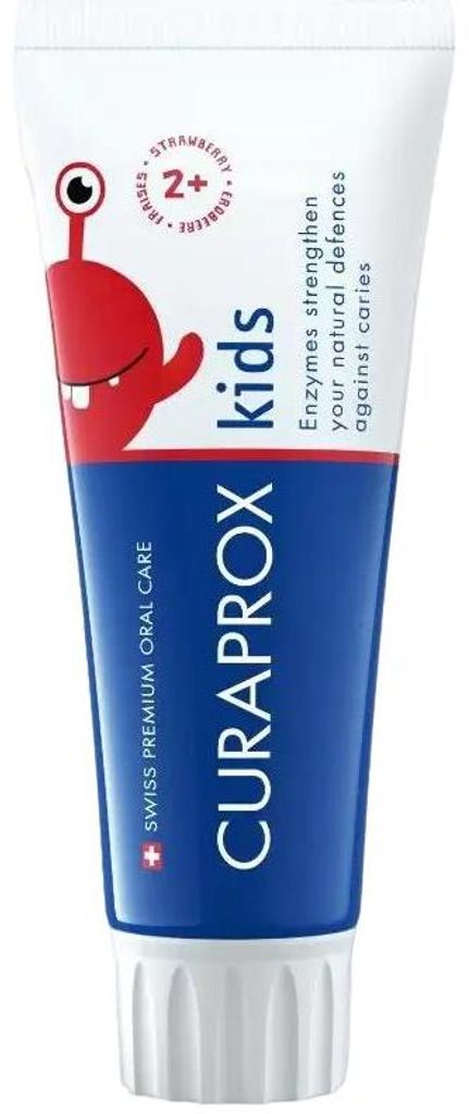 Curaprox 73370286, Zubná pasta proti kazom, 60 ml, Deti, Obrázok produktu 