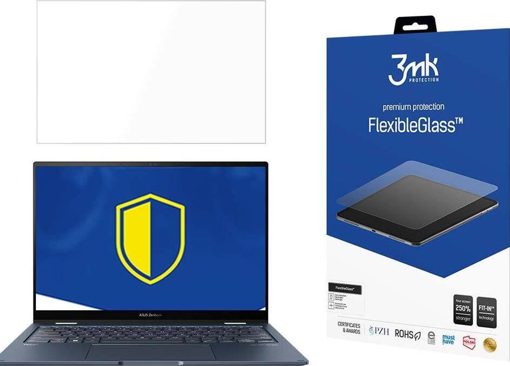 3mk Display Hybridglas FlexibleGlass für ASUS ZenBook 14 Flip UP3404VA 0,3mm 7H