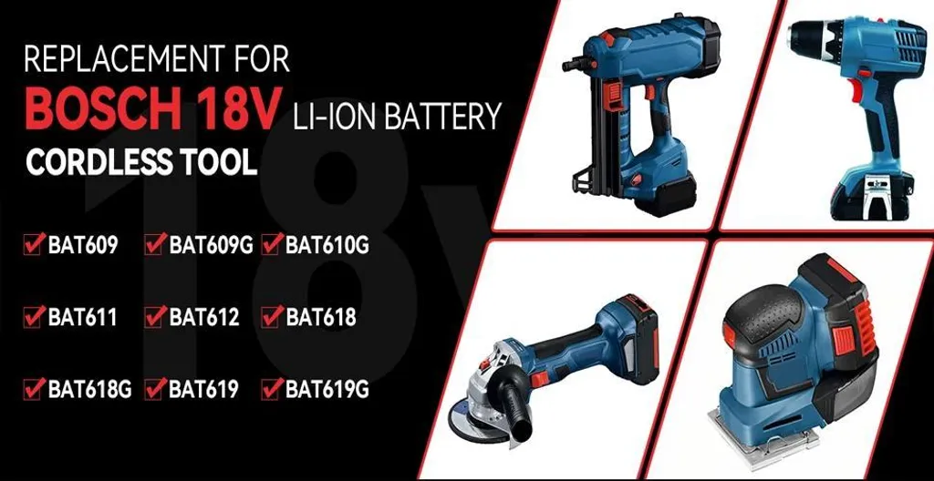 Sostituzione Batteria Bosch 18V 6000mAh: Rigenera i Tuoi Elettroutensili - 8