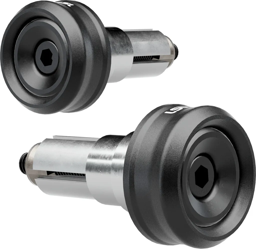 Embouts de guidon moto LSL PACE-XS en aluminium CNC pour look épuré noir