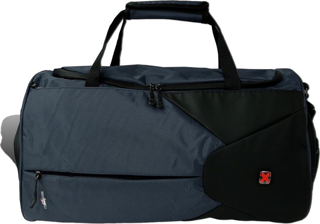 Travel N Meet Sporttasche, Reisetasche Spinnstoff grau Weekender D2OTD4208K