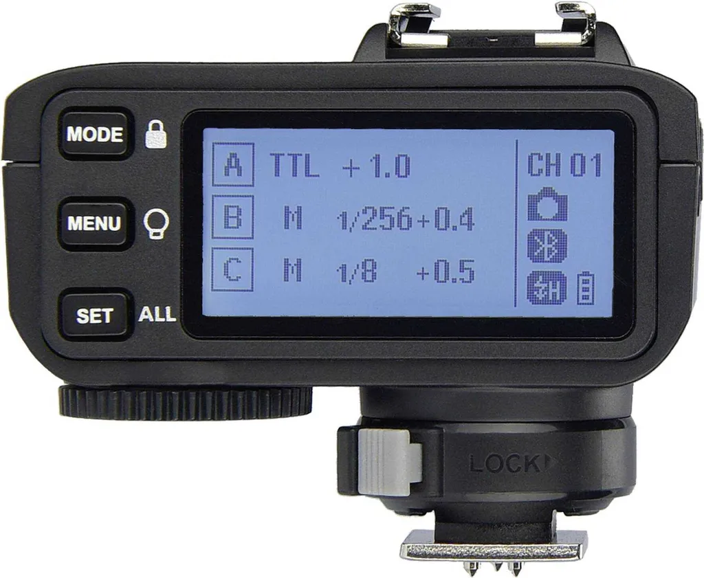 Transmetteur de flash synchro HSS Godox X2T-O avec option Bluetooth