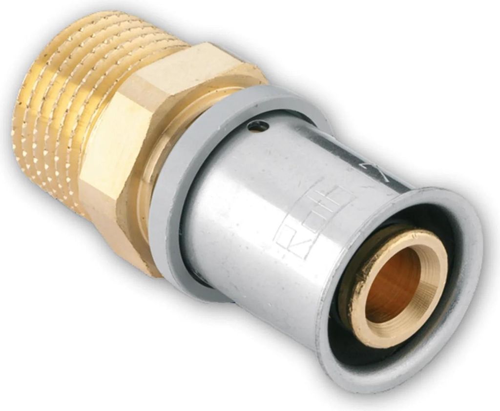ROTH WERKE Roth, Übergangsnippel, 63 mm, 2" AG, Messing, 1 Stk.