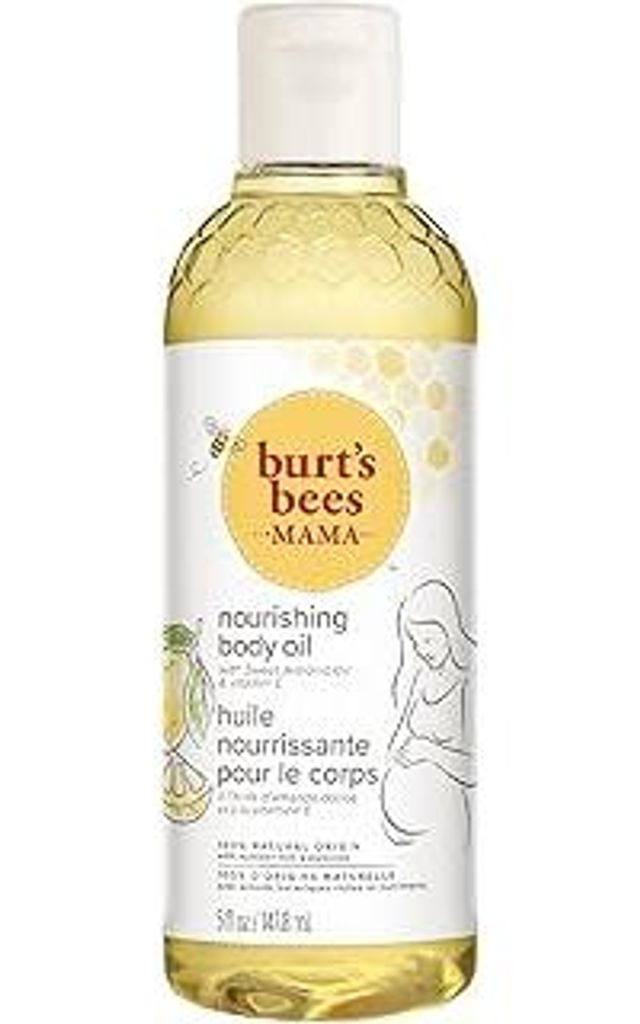 Burt’s Bees Mama Bee 100% Natürlich feuchtigkeitsspendes Körperöl mit Vitamin E, 1er Pack x 115 ml