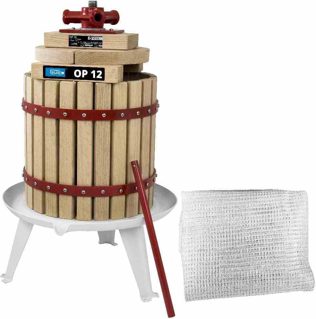 Obstpresse / Weinpresse / Beerenpresse OP 12, inkl. Produktbild 