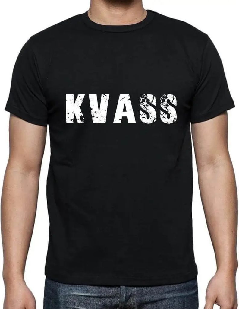 Herren Grafik T-Shirt Kvass Öko-Verantwortlich Vintage Jahrgang Kurzarm Lustige Druck Geburtstag Geschenk Mann