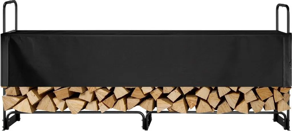 Support à bois 102 pouces et housse imperméable 600D haute qualité